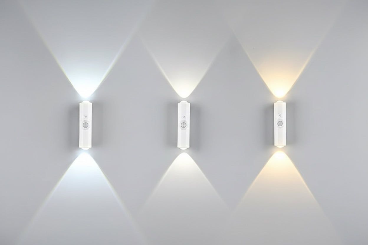 Smart RGB Gradient Night Light Magnetic Motion Sensor Rechargeable Wall Lamp